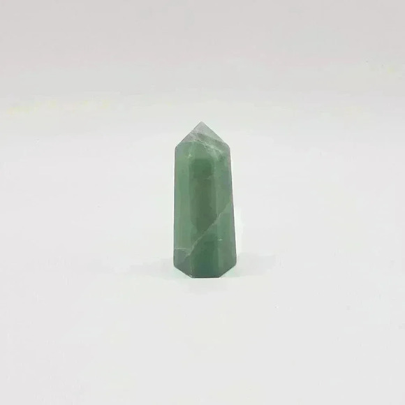 Green Aventurine Tower Point Crystal - Picture 1 of 1